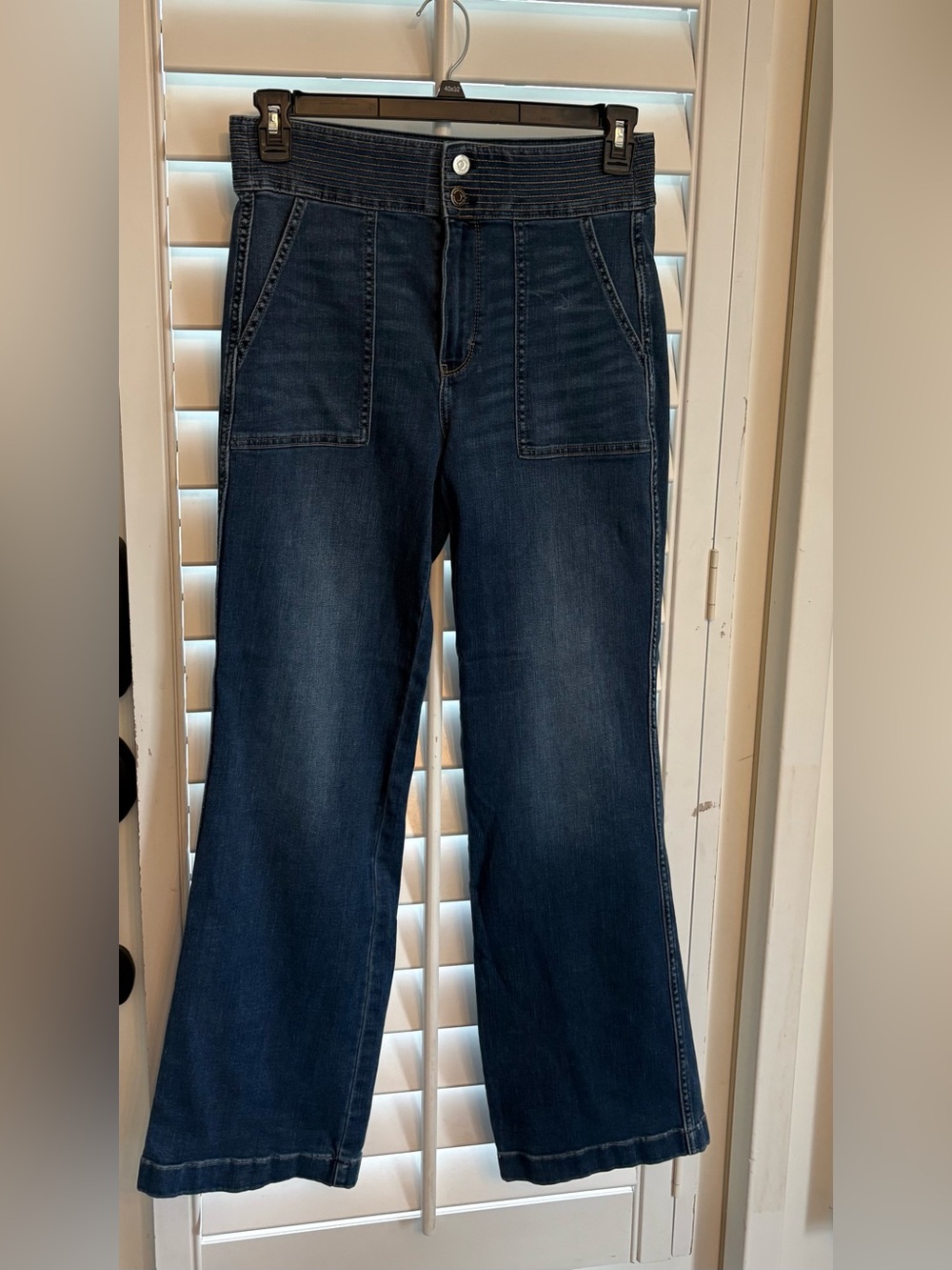 Dark Blue Denim Trousers